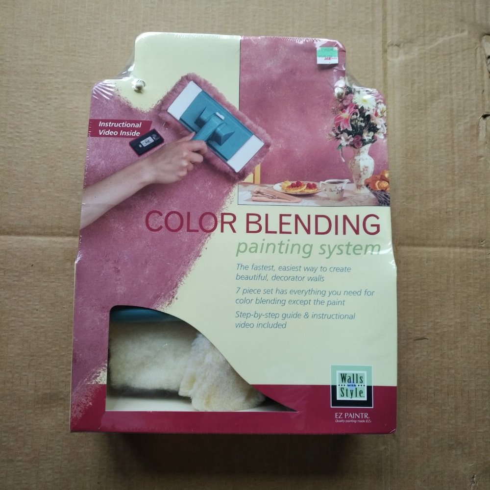 NEW FAUX FINISH COLOR BLENDING PAINTING SYSTEM KIT